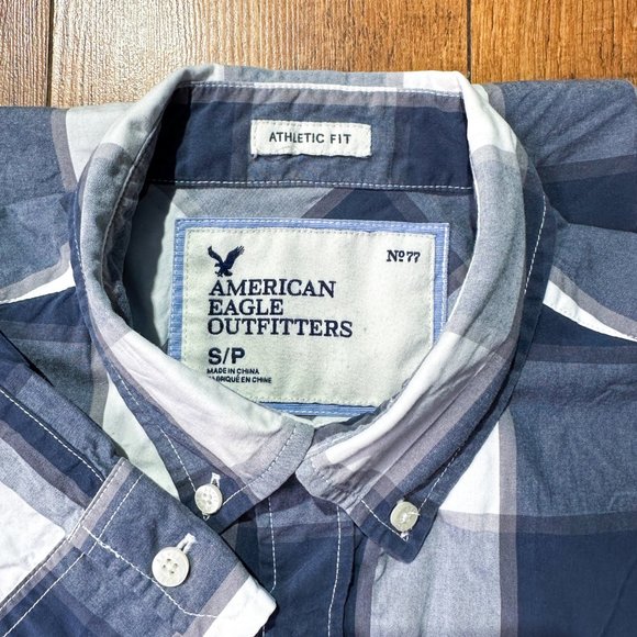 American Eagle- Cotton Mens Casual button down shirt - Picture 4 of 6